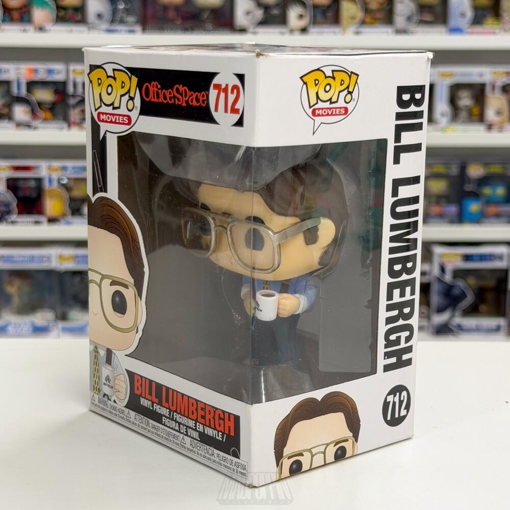 Funko Pop Movies Office Space Bill Lumbergh 712 Boss TPS Report Toy Vinyl Figure - Picture 2 of 12